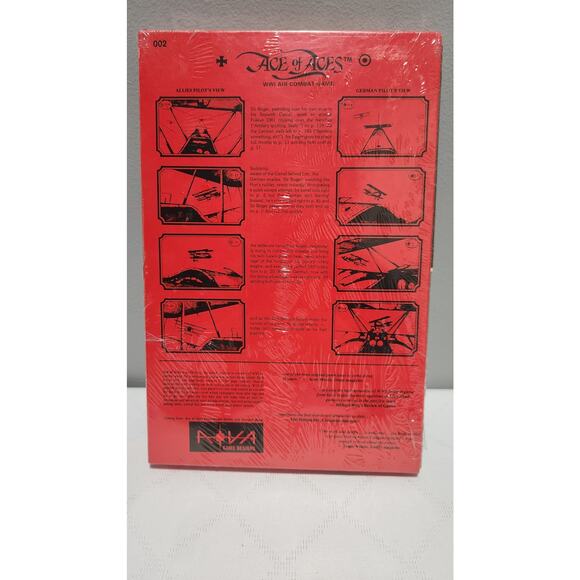 Ace of Aces WW1 Air Combat Game Handy Rotary Series NEW Old Stock NOVA GAMES - Picture 3 of 3